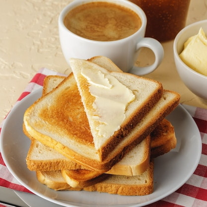 Tea, Toasted Bread & Eggs