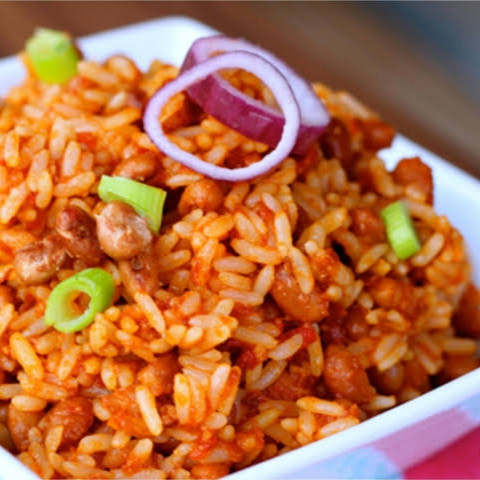 Jollof Rice & Beans