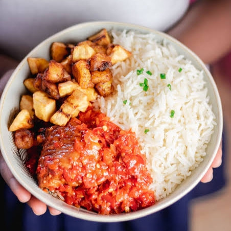 White Basmati Rice & Stew